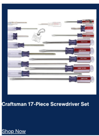 Craftsman 17-Piece Screwdriver Set
